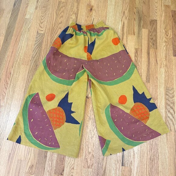 NWOT- BEL KAZAN ATLAS PANT HONEY MELON PRINT - Picture 3 of 4